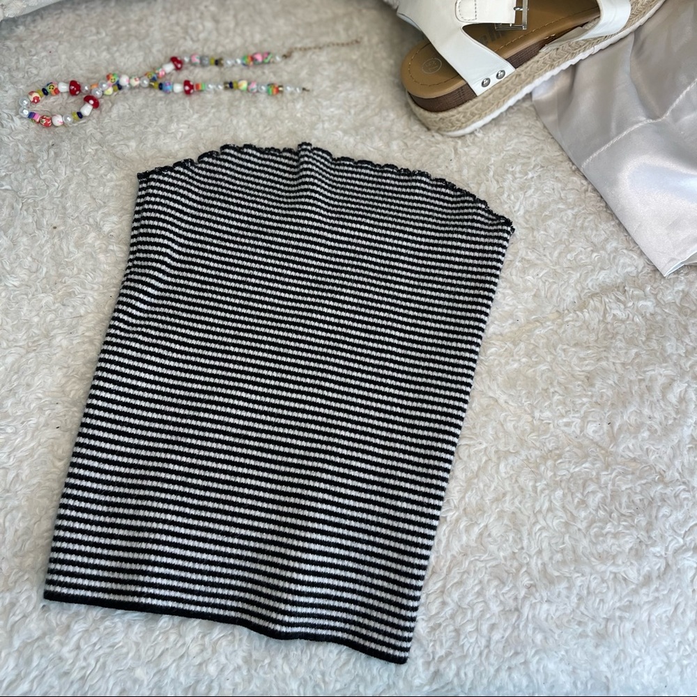 Striped tube top